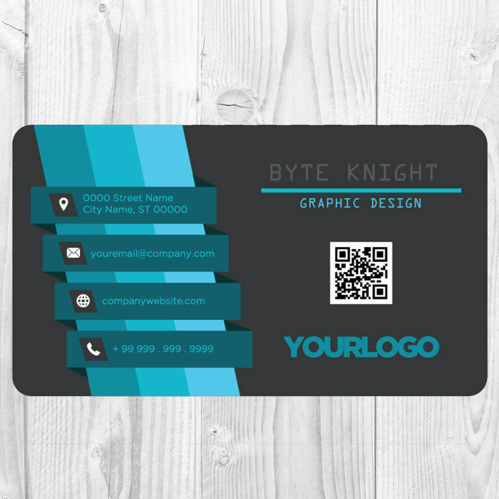 Single Business Card Template