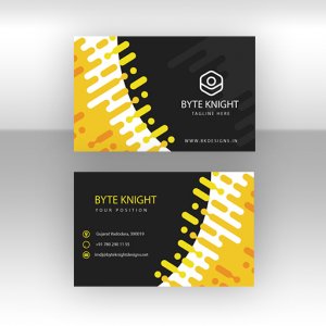 Business Card In Flat Style BC111