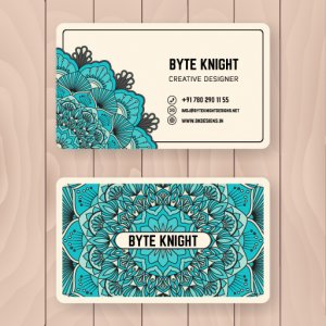 Creative Vintage Colored Mandala Design Card BC150