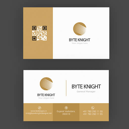 Gold And White Business Card vc180 1 Gold And White Business Card vc180