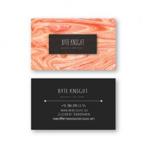 Marble Textured Visiting Cards BC121