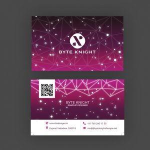 Modern Tech Business Card vc182
