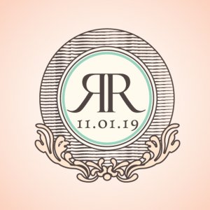 Multicolor Vintage Wedding Badges VW113