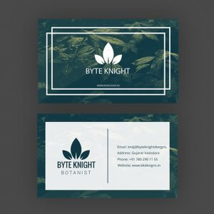 Nature Business Card Template vc183