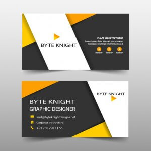 Orange Corporate Business Card BC124