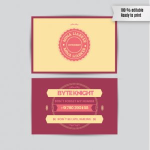 Retro Business Card BC157