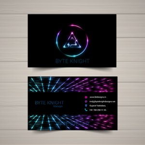 Vibrant Business Card BC127