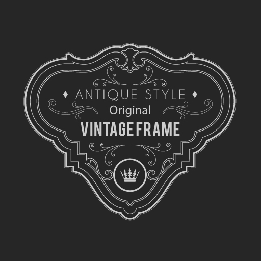 Vintage Handdrawn label Frames VF104 1 Vintage Handdrawn label Frames VF104