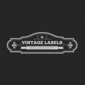 Vintage Handdrawn label Frames VF105