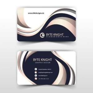 elegant Modern Visit Card vc177