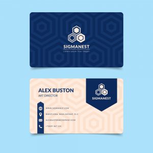 Blue-and-white-visiting-card-template