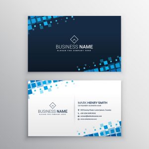 Business-card-with-blue-squares