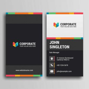 Colorful-Corporate-Visiting-Card-Template